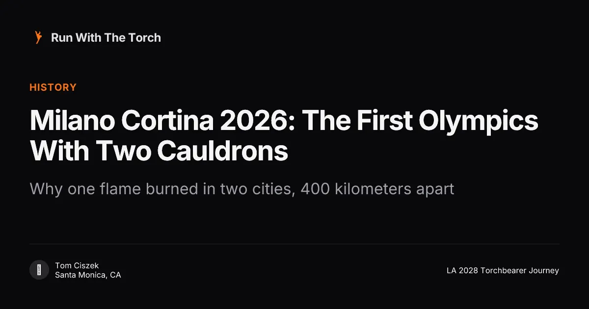 Milano Cortina 2026: The First Olympics With Two Cauldrons